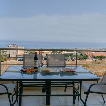 Azur Horizon Oceanview House Apartment Kokkini Hani Bagian luar foto