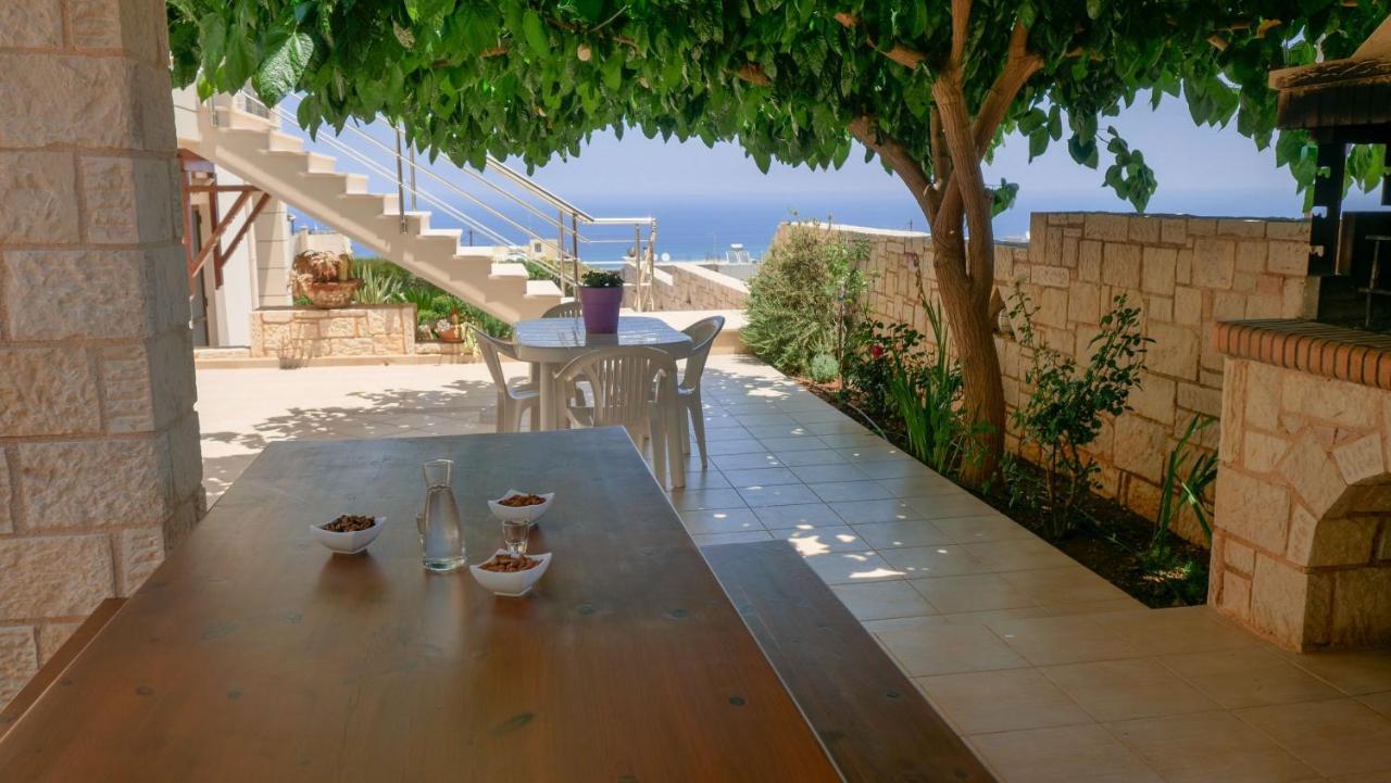 Azur Horizon Oceanview House Apartment Kokkini Hani Bagian luar foto