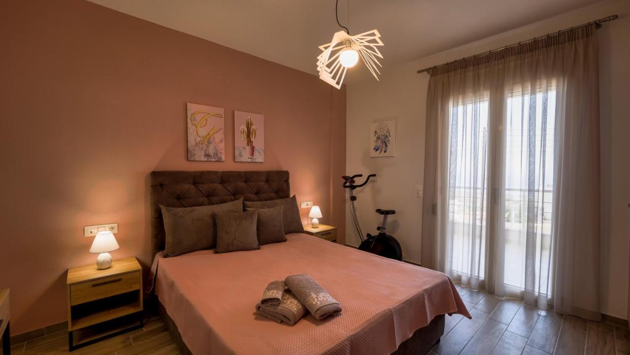 Azur Horizon Oceanview House Apartment Kokkini Hani Bagian luar foto